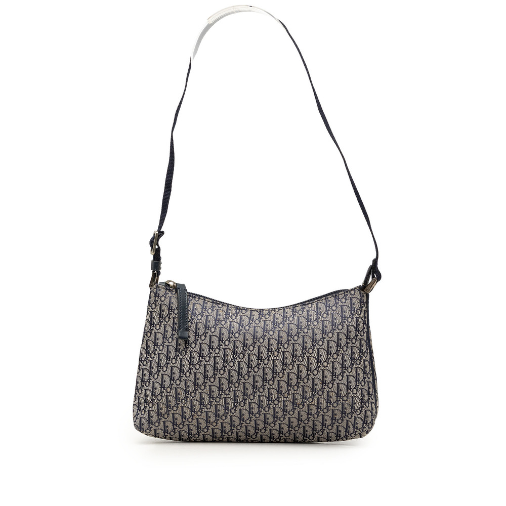 Pre-Loved Dior Diorissimo Trotter Canvas Shoulder Bag